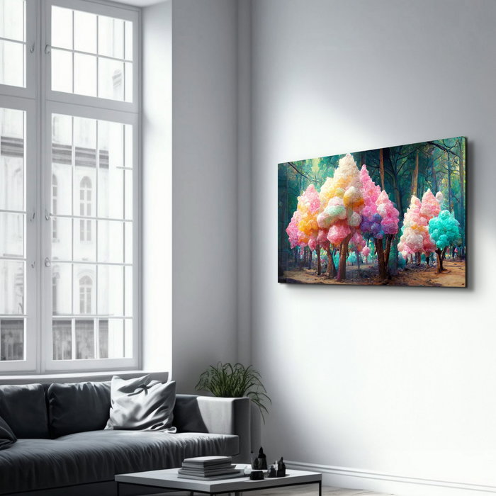 Wallity Pintura Decorativa de Vidrio Templado Multicolor 70 x 110 cm